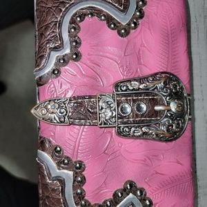 Pink Western Wallet